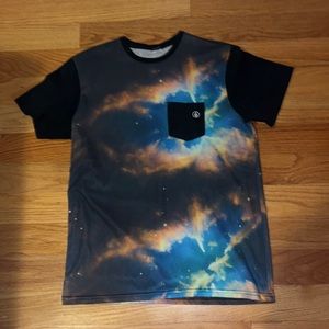 Mens Galaxy Print T-Shirt